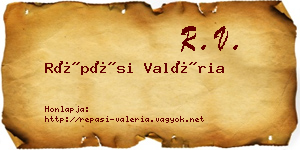 Répási Valéria névjegykártya